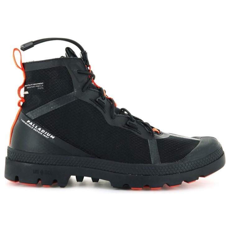 Pánské Tenisky Palladium Travel Lite+ Adventure High Tops Černé | CZ JGZ-03T